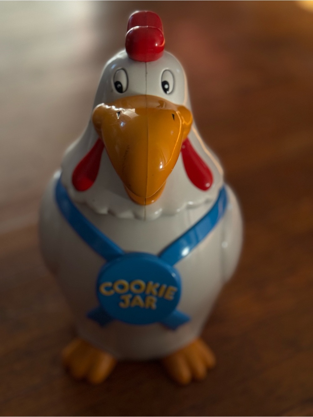 Vintage Fun Damental Rooster Cookie Jar - Makes Rooster Sound When Opened 1994